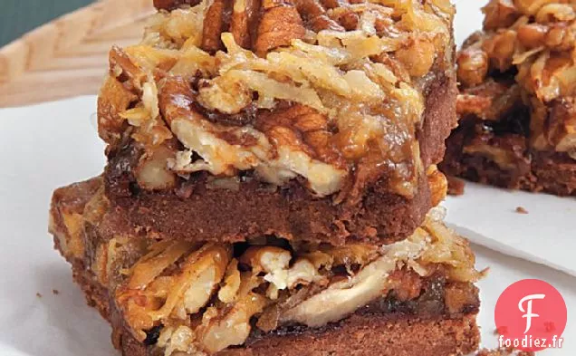 Barres à Tarte au Chocolat Et aux Pacanes Allemandes