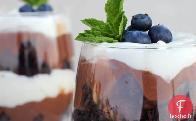 Bagatelle de Brownie Au Chocolat Triple
