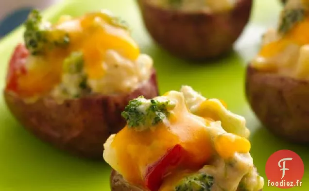 Bouchées de Pommes de Terre au Brocoli et au Fromage Cuites deux fois