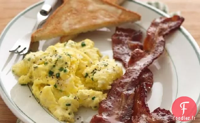 Œufs Brouillés Extra-Humides à la Ciboulette