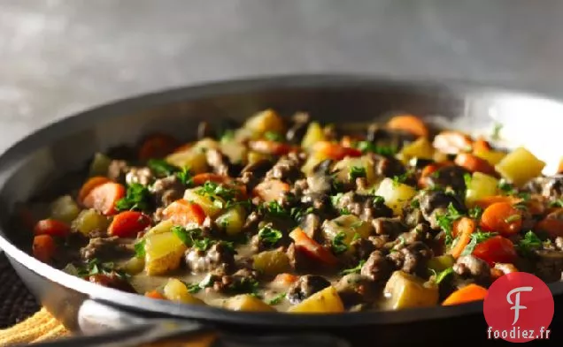 Ragoût de Boeuf Haché à la Poêle