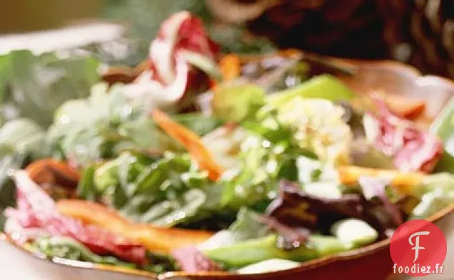 Salade de Champs avec Vinaigrette de Soja chaude