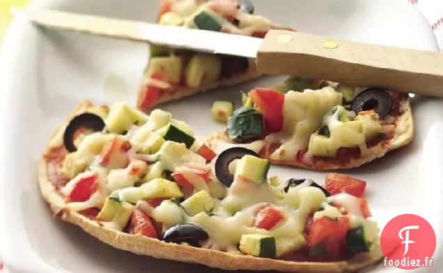 Mini-Pizzas aux Légumes et au Fromage