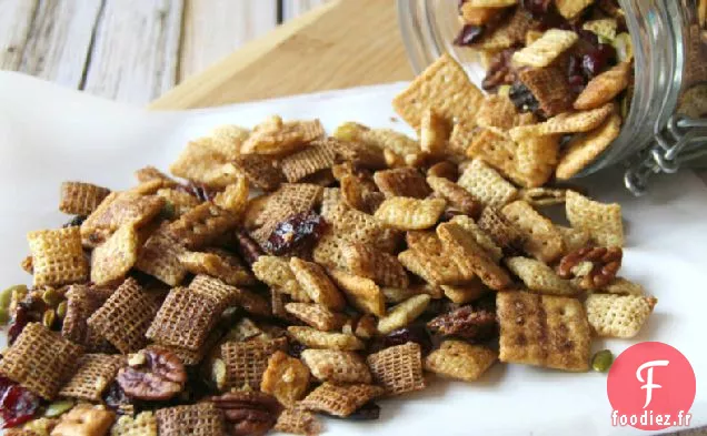 Mélange de Chex de Récolte de Citrouille à la Mijoteuse