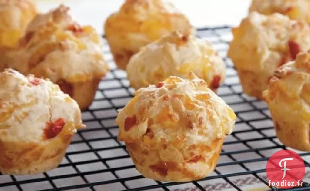 Mini Muffins au Fromage Pimiento à la Bière