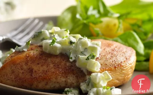 Poulet Grec avec Sauce au Yogourt