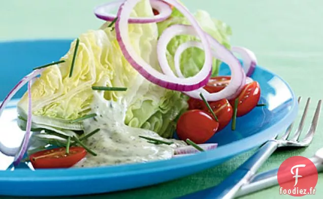 Coin Iceberg au Babeurre - Vinaigrette aux herbes