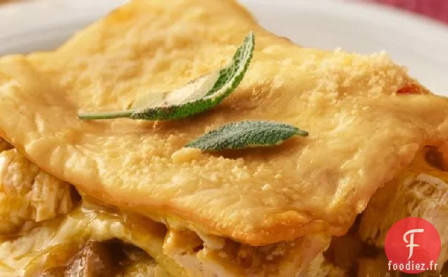 Lasagne au Poulet au Chili Vert