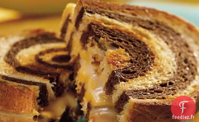 Sandwichs au Fromage Grillé à Deux Étages