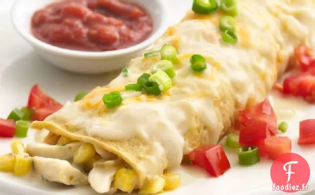 Enchiladas au Poulet Crémeux Maigre