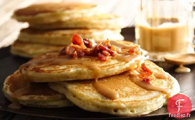 Crêpes au Bacon au Sirop d'Érable et au Beurre d'Arachide
