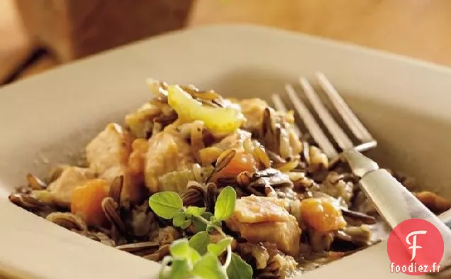 Casserole de Dinde et de Riz Sauvage