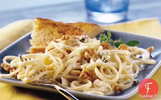 Linguine Gorgonzola aux Noix Grillées