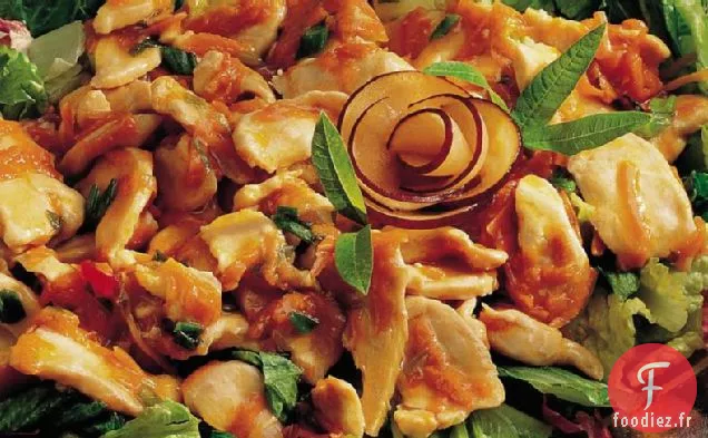 Salade de Poulet Sans Gluten avec Sauce aux Prunes