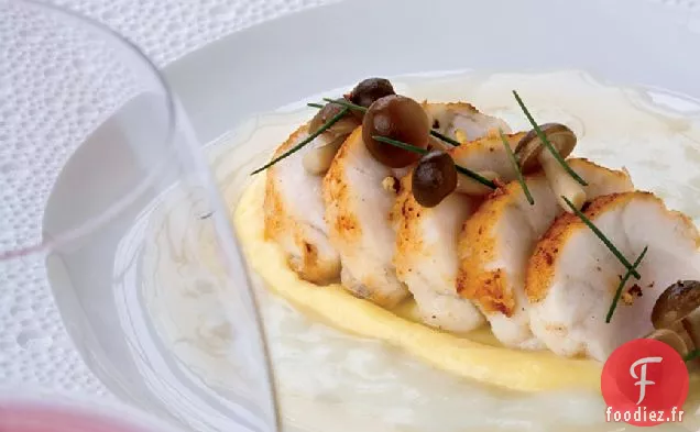 Lotte Rôtie dans un Bouillon de Saké