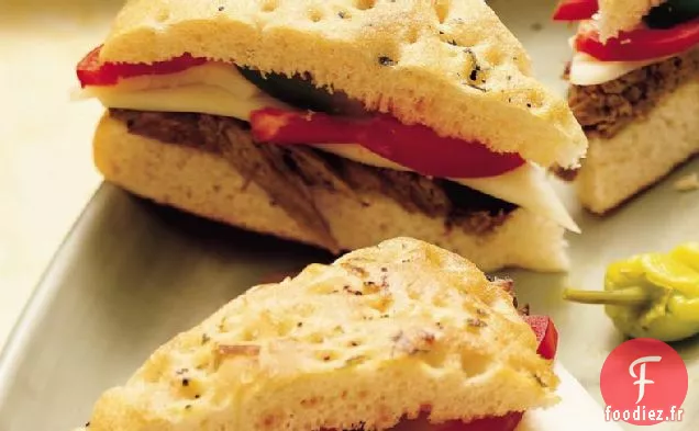 Sandwichs au Bœuf Italien Faciles