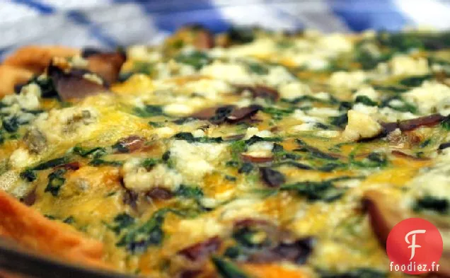 Quiche aux Trois Fromages et Légumes