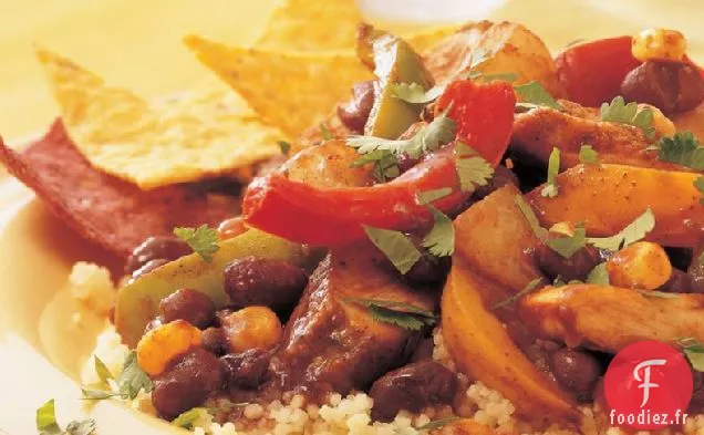 Poulet du Sud-Ouest et Couscous