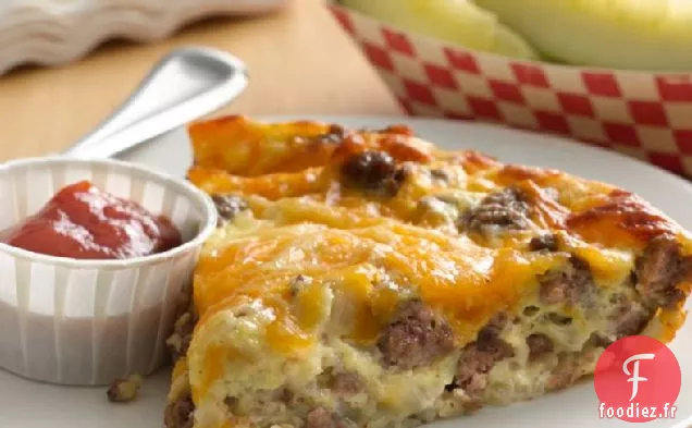 Tarte au Cheeseburger Incroyablement Facile