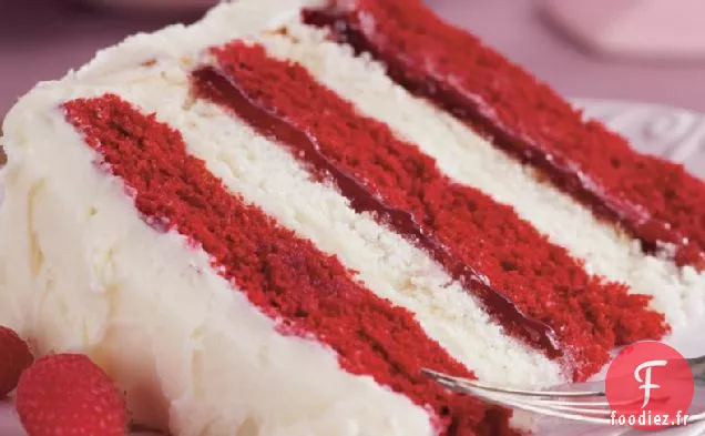 Gâteau aux Framboises et à la Crème