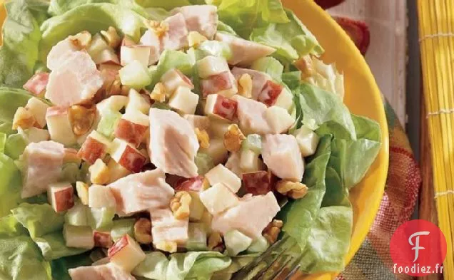 Salade Waldorf à la Dinde Fumée