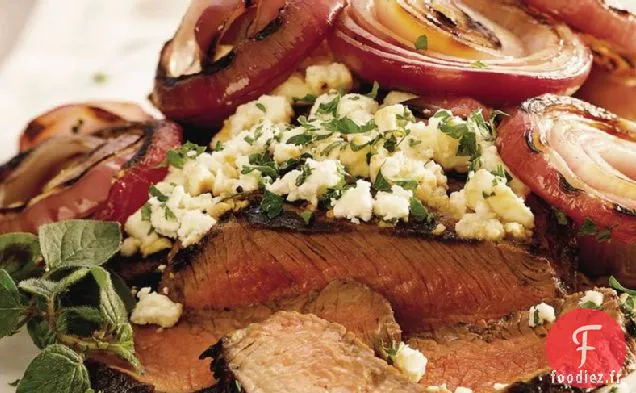 Steak grillé à la Feta