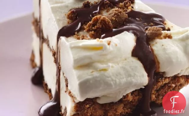 Tarte à la Crème Glacée aux Biscuits aux Pépites De Chocolat Sans Gluten