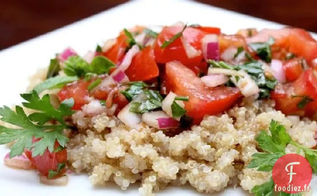 Salade de Quinoa-Tomates d'été