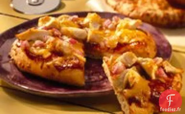 Pizza au Poulet BBQ