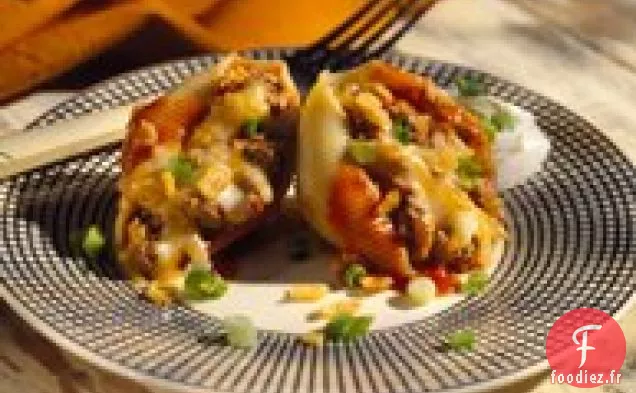 Coquilles de Pâtes Farcies Mexicaines