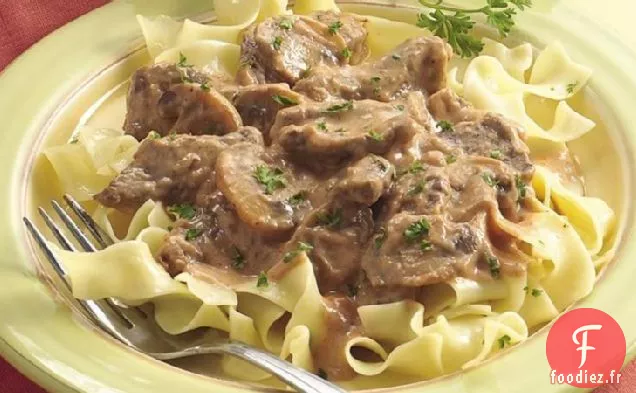 Boeuf Copieux Stroganoff