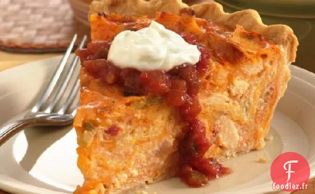 Quiche Enchilada au Poulet