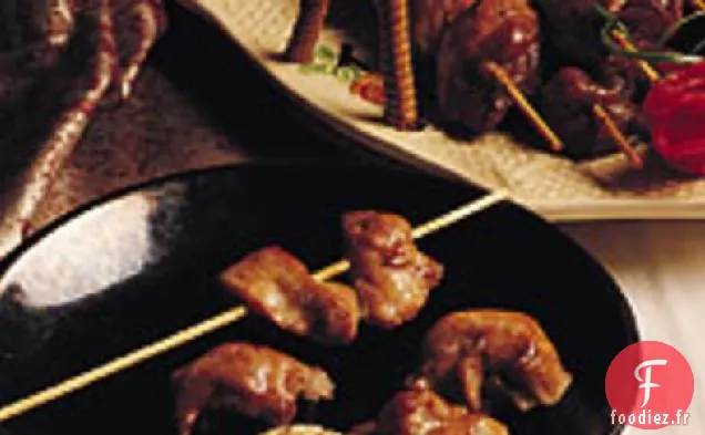 Brochettes de Poulet à la Sauce aux Arachides
