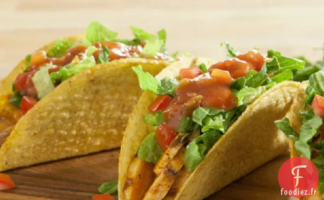 Tacos au Poulet Stand 'N Stuff™ aux tomates en dés