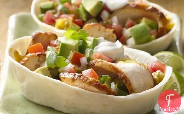 Tacos Moelleux au Poulet et à l'Avocat Stand 'N Stuff™