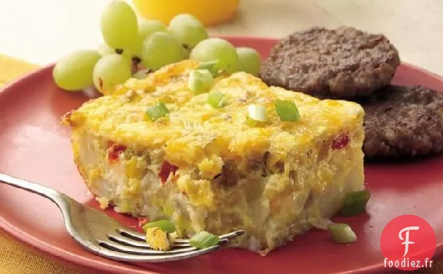 Chili Vert, Cuisson aux Œufs et Pommes de Terre