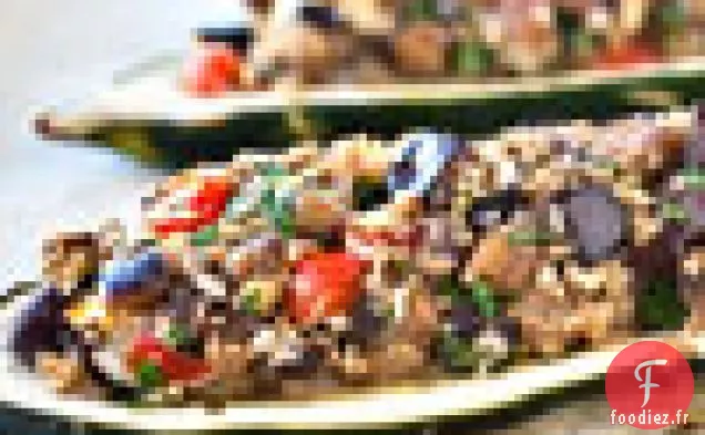 Courgettes farcies à la Caponata