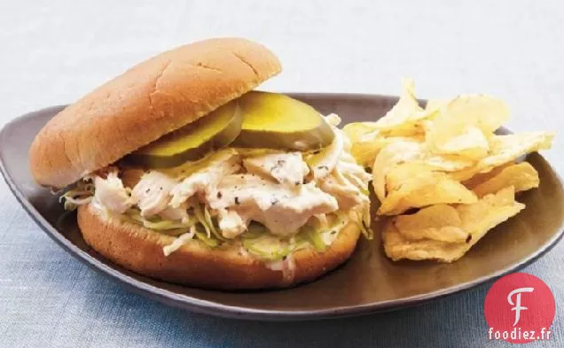 Sandwichs au Poulet Barbecue Blanc