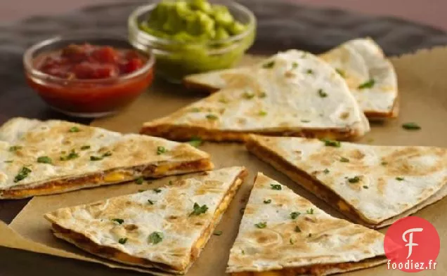 Quesadillas aux Haricots Rapides