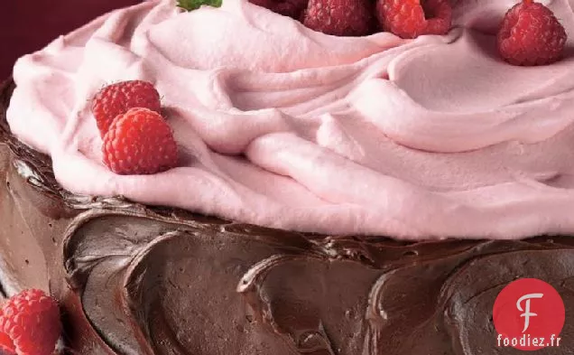 Tarte au Fudge aux Framboises