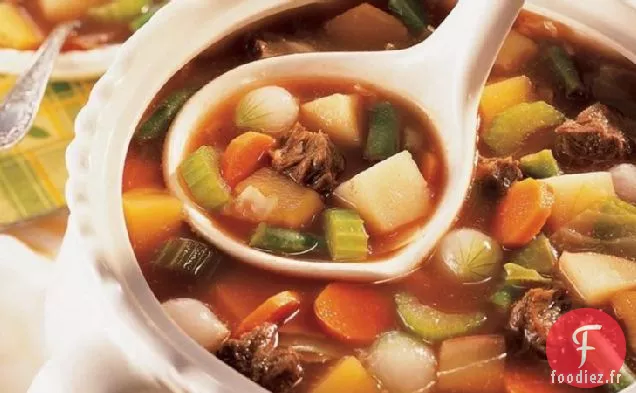 Soupe de Bœuf aux Légumes à l'Ancienne