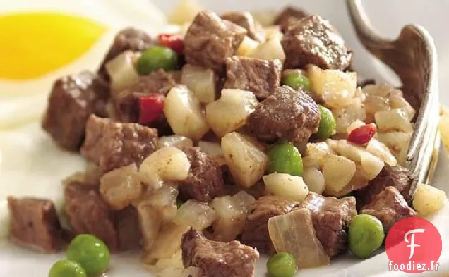 Hachis de Rôti de Bœuf à la Mijoteuse