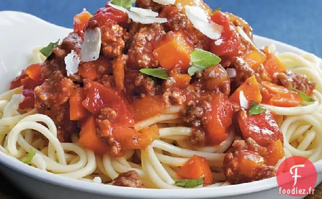 Mijoteuse à Deux Viandes Bolognaise