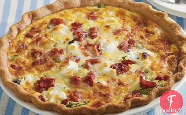 Quiche aux Asperges et au Fromage de Chèvre