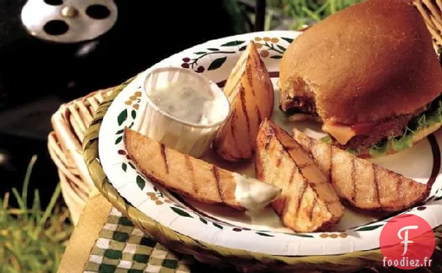 Quartiers de Pommes De Terre de Buffle Grillés