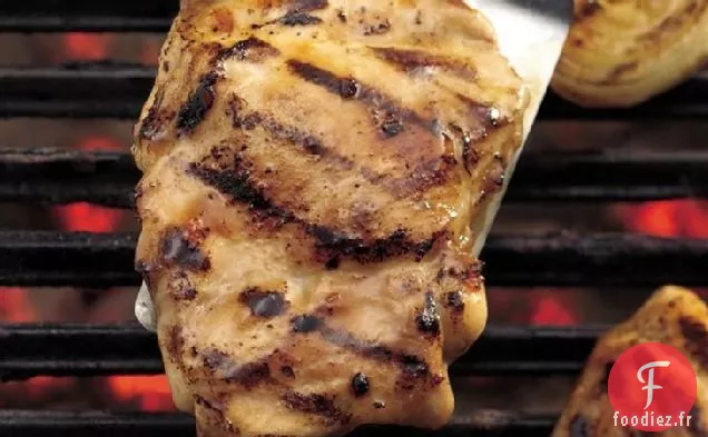 Cuisses De Poulet BBQ Grillées Glacées à l'Abricot