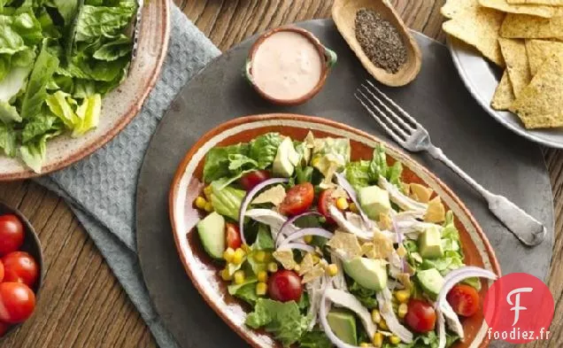Salades de Tacos au Poulet Chipotle