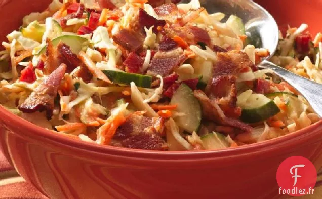 Salade de chou Bacon et Moutarde au Miel