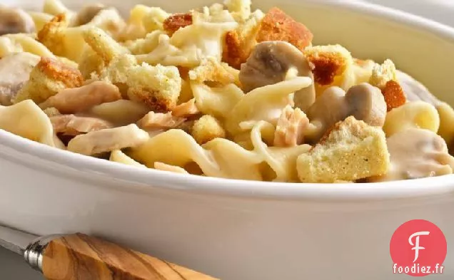 Souper à la Poêle au Thon Et aux Nouilles