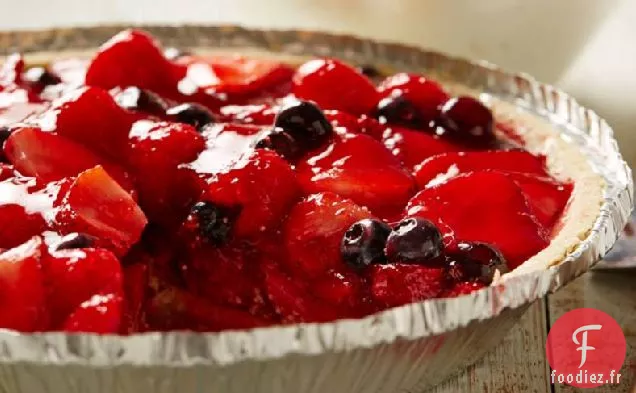Tarte Triple aux Baies Sans Cuisson
